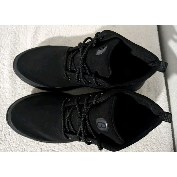Bzees Men's Ankle Boots Ignite Size 10.5 M All Black - Picture 7 of 9